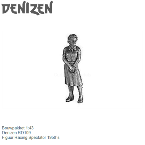 Bouwpakket 1:43 | Denizen RD109 | Figuur Racing Spectator 1950`s