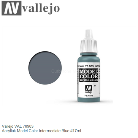  | Vallejo VAL 70903 | Acryllak Model Color Intermediate Blue #17ml