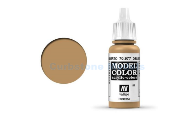  | Vallejo VAL 70977 | Acryllak Model Color Desert Yellow #17ml