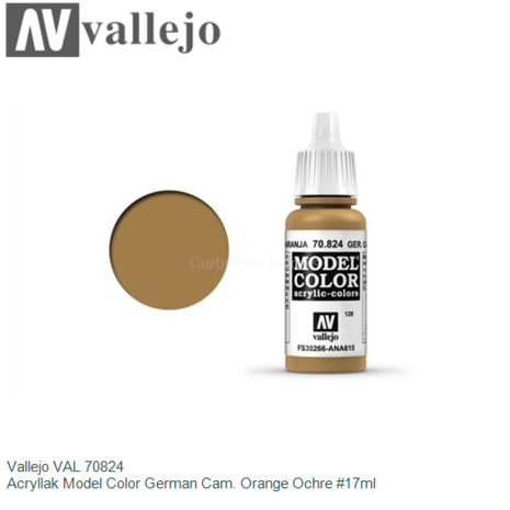  | Vallejo VAL 70824 | Acryllak Model Color German Cam. Orange Ochre #17ml