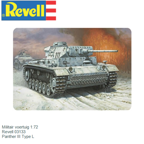 Militair voertuig 1:72 | Revell 03133 | Panther III Type L