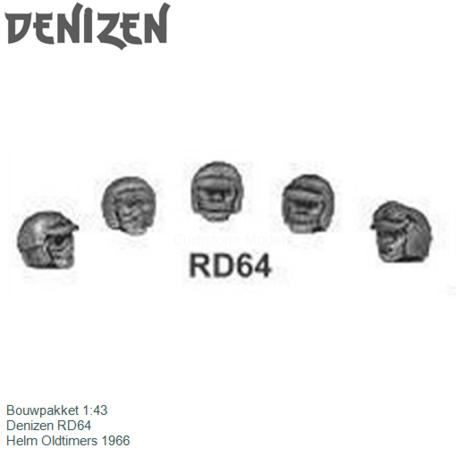 Bouwpakket 1:43 | Denizen RD64 | Helm Oldtimers 1966