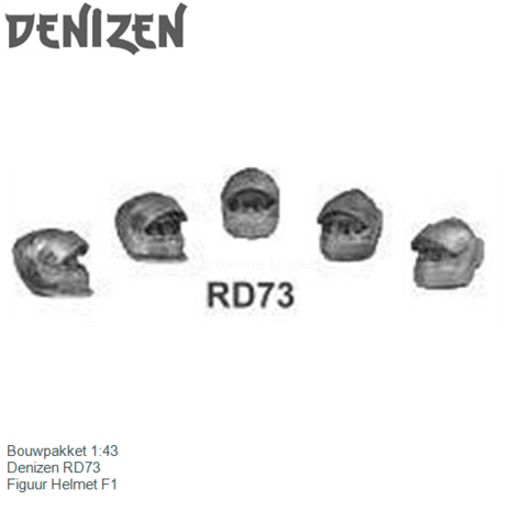 Bouwpakket 1:43 | Denizen RD73 | Figuur Helmet F1