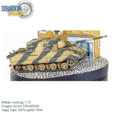 Militair voertuig 1:72 | Dragon Armor DRA60342 | Jagd Tiger 3/sPzJgAbt 1944