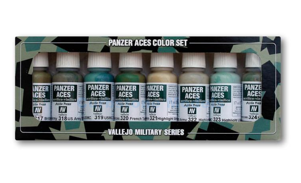  | Vallejo Val70126 | Acryllak Panzer Aces Set No 3
