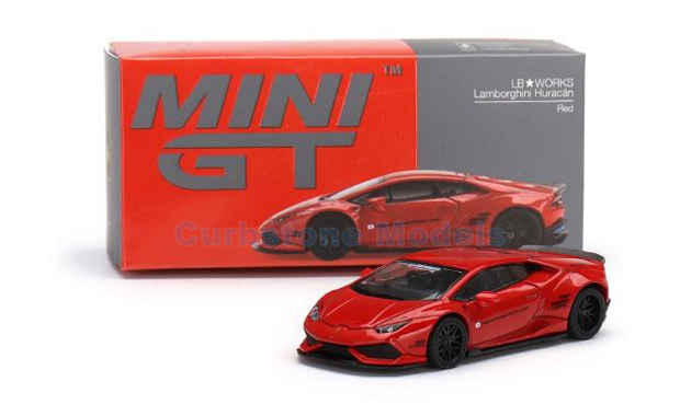 Modelauto 1:64 | MiniGT MGT00375 | LB Performance Lamborghini Huracan Ver.2 Red