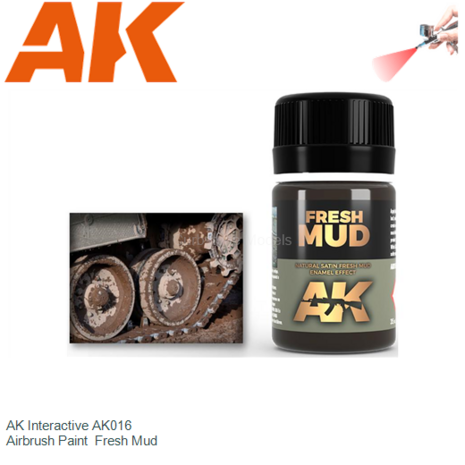  | AK Interactive AK016 | Airbrush Paint  Fresh Mud