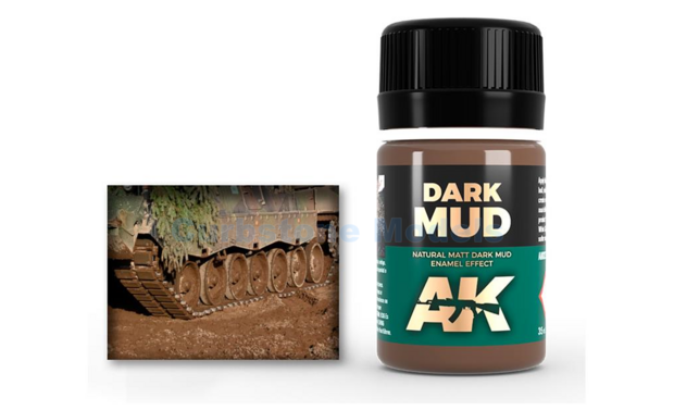  | AK Interactive ak023 | Airbrush Paint Dark Mud