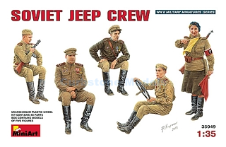 Bouwpakket 1:35 | MiniArt 2035049 | Soldiers Jeepbemanning