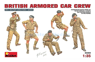 Militair voertuig 1:35 | MiniArt 2035069 | Soldiers Armred car Crew