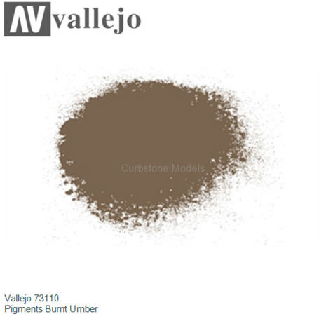  | Vallejo 73110 | Pigments Burnt Umber