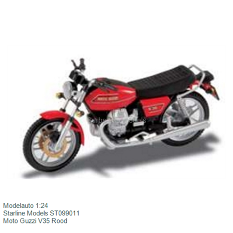 Modelauto 1:24 | Starline Models ST099011 | Moto Guzzi V35 Rood