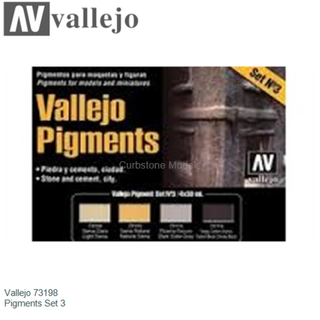  | Vallejo 73198 | Pigments Set 3