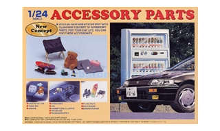 Bouwpakket 1:24 | Fujimi Mokei 11041 | Accesory Parts Backseat Stuff 1990
