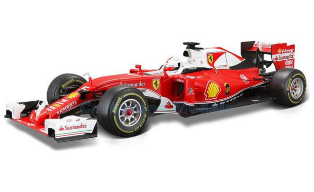 Modelauto 1:18 | Bburago 16802V | Scuderia Ferrari SF16-H 2016 #5 - S.Vettel
