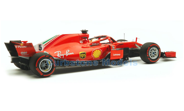 Modelauto 1:18 | BBR Models BBR181815 | Scuderia Ferrari SF71-H 2018 #5 - S.Vettel