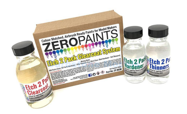Verf  | Zero Paints ZP-3038 | Airbrush Paint Etch 2 Pack Clearcoat System Clear
