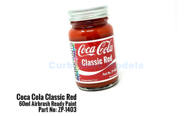 Verf  | Zero Paints ZP-1403 | Airbrush 60ml Paint Coca Cola Classic Red Coca Cola Classic Red