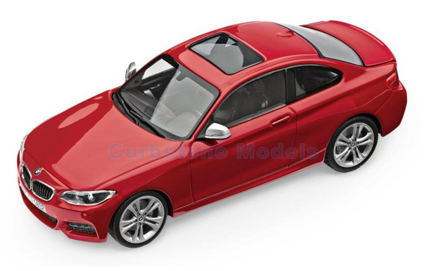 Modelauto 1:43 | Herpa 80422336870 | BMW Serie 2 Coupe Rood 2014