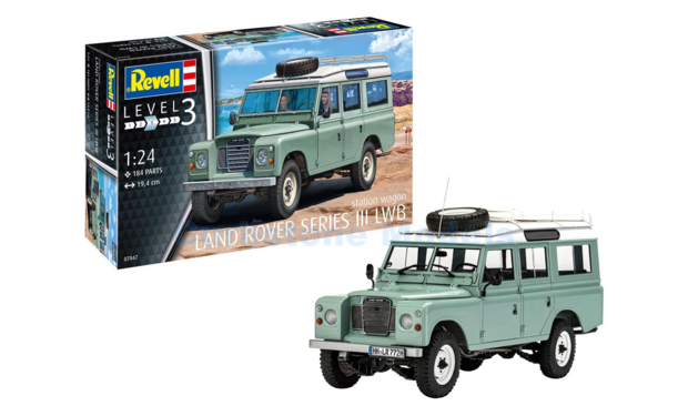 Bouwpakket 1:24 | Revell 07047 | Land Rover Series III LWB 1971