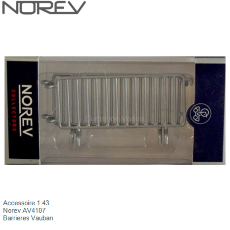 Accessoire 1:43 | Norev AV4107 | Barrieres Vauban