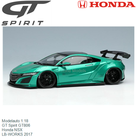 Modelauto 1:18 | GT Spirit GT806 | Honda NSX | LB-WORKS 2017