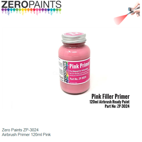  | Zero Paints ZP-3024 | Airbrush Primer 120ml Pink
