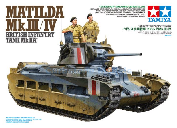 Bouwpakket 1:35 | Tamiya 35300 | Tank MatildaMk.III/IV | Britain 1940