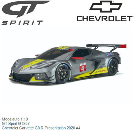 Modelauto 1:18 | GT Spirit GT307 | Chevrolet Corvette C8.R Presentation 2020 #4