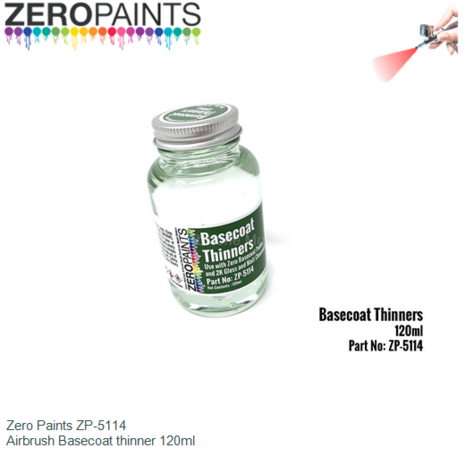 Diluant peinture aérographe 100 ml. - ZEROPAINTS ZP-5114