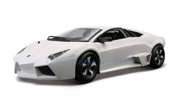 Modelauto 1:24 | Bburago 18-21041WHITE | Lamborghini Reventon Matt White 2007