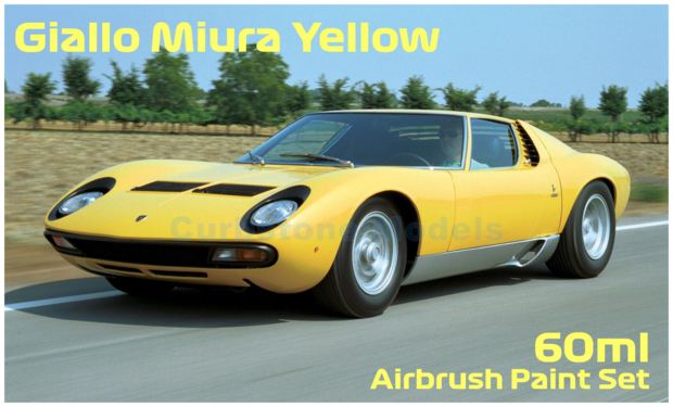  | Zero Paints ZP-1020 M | Airbrush Paint Set 60ml Giallo Miura Yellow