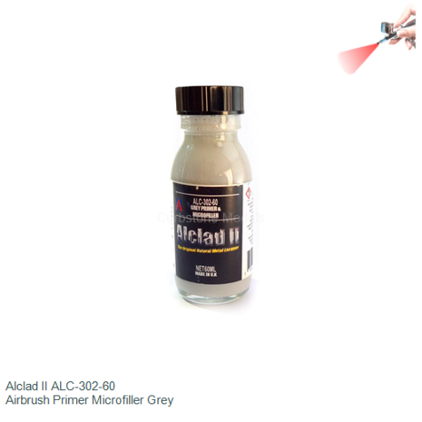  | Alclad II ALC-302-60 | Airbrush Primer Microfiller Grey