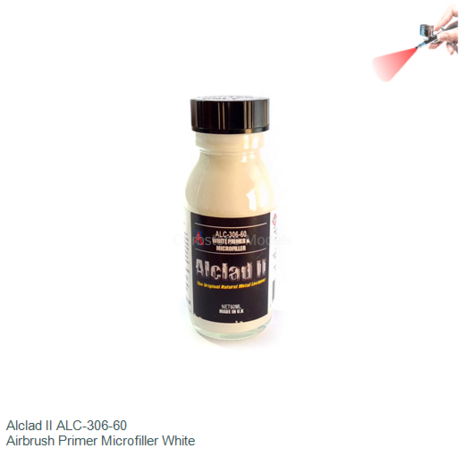  | Alclad II ALC-306-60 | Airbrush Primer Microfiller White