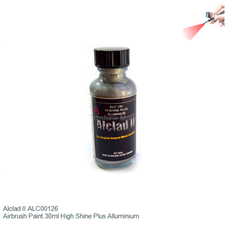  | Alclad II ALC00126 | Airbrush Paint 30ml High Shine Plus Alluminium