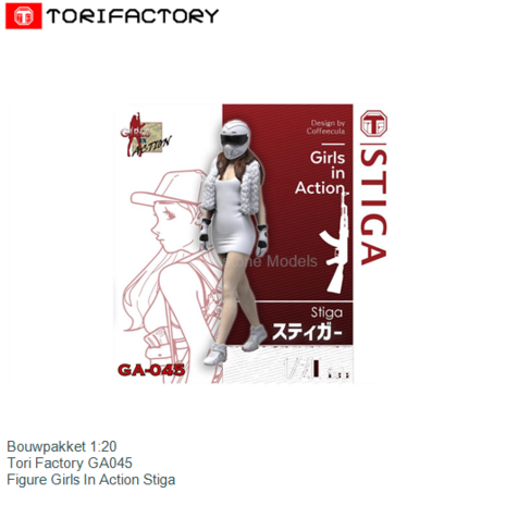 Bouwpakket 1:20 | Tori Factory GA045 | Figure Girls In Action Stiga