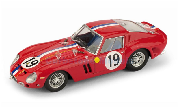 Modelauto 1:43 | Brumm R534 | Ferrari 250 GTO Red 1962 #19 - P.Noblet - J.Guichet