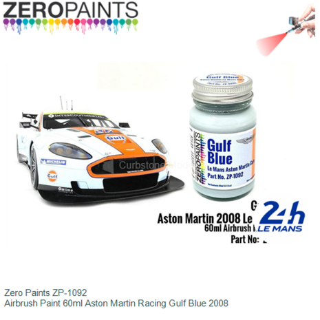  | Zero Paints ZP-1092 | Airbrush Paint 60ml Aston Martin Racing Gulf Blue 2008