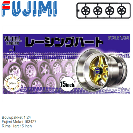 Bouwpakket 1:24 | Fujimi Mokei 193427 | Rims Hart 15 inch