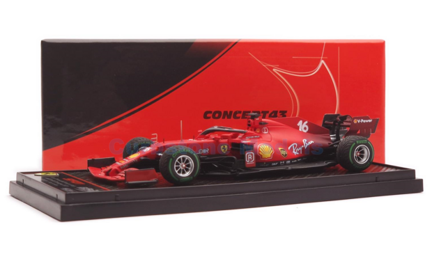 Modelauto 1:43 | BBR Models BBRC260ARAIN | Scuderia Ferrari SF21 2021 #16 - C.Leclerc