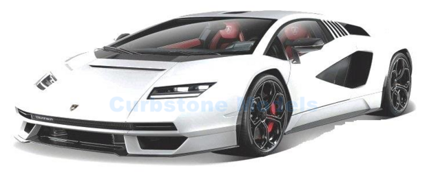 Modelauto 1:18 | Maisto 31459W | Lamborghini Countach LPI 800-4 White 2021