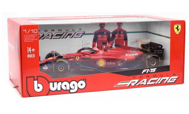 Modelauto 1:18 | Bburago 18-16811L | Scuderia Ferrari F1-75 2022 - C.Leclerc