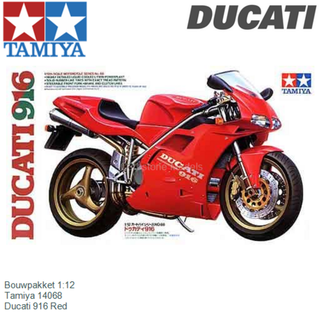 Bouwpakket 1:12 | Tamiya 14068 | Ducati 916 Red