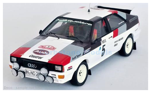 Modelauto 1:43 | Trofeu RR.FR52 | Audi Sport Quattro 1982 #5 - M.Mouton - F.Pons