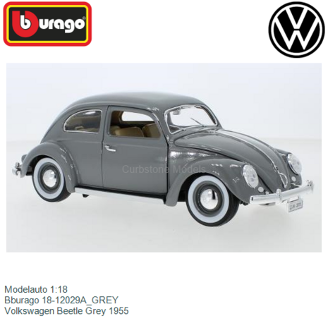 Burago volkswagen beetle 1955 outlet