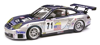 Modelauto 1:18 | Autoart 80583 | Porsche 911 GT3 RSR | Alex Job Racing 2005 #71 - M.Rockenfeller - M.Lieb - L.Hindery
