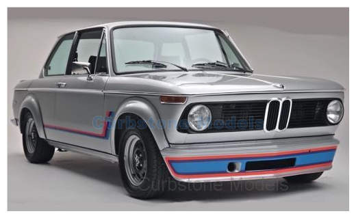 Modelauto 1:18 | Model Car Group MCG18149 | BMW 2002 Turbo Silver BMW 1973