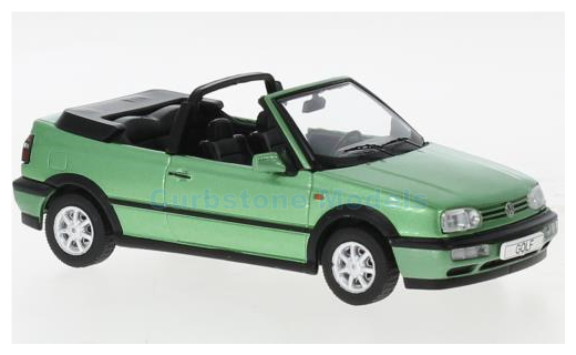 Modelauto 1:43 | IXO-Models CLC427N | Volkswagen Golf III Cabriolet Green Metallic 1993