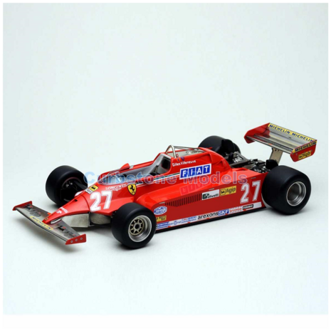 Bouwpakket 1:43 | Tameo TMK443 | Ferrari 126 CK | 1998 #27 #28 - G.Villeneuve - D.Pironi