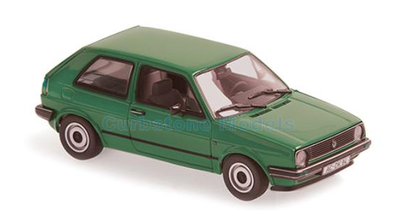 Modelauto 1:43 | Minichamps 940054100 Volkswagen Golf Groen metallic 1985